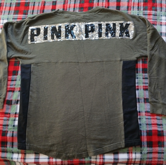 Victoria's Secret PINK Sequin Sweatshirt - Picture 3 of 4